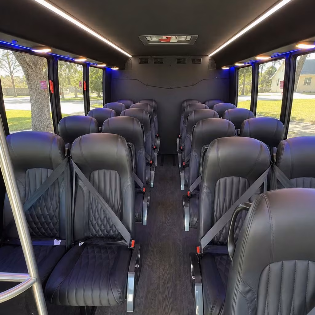 30 passenger minibus interior