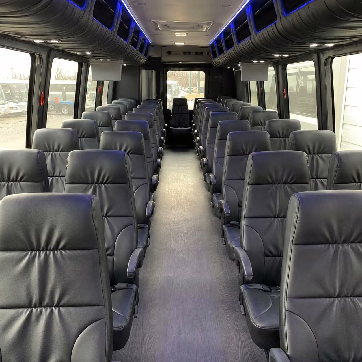 35 passenger minibus inside
