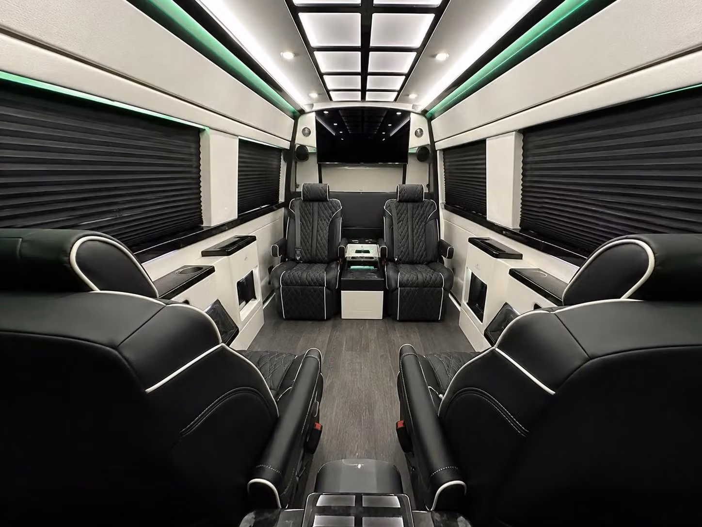 sprinter van with driver inside